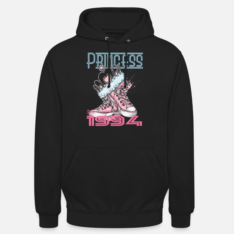 30e anniversaire Princesse depuis 1994 - Sweat-shirt à capuche unisexe - noir