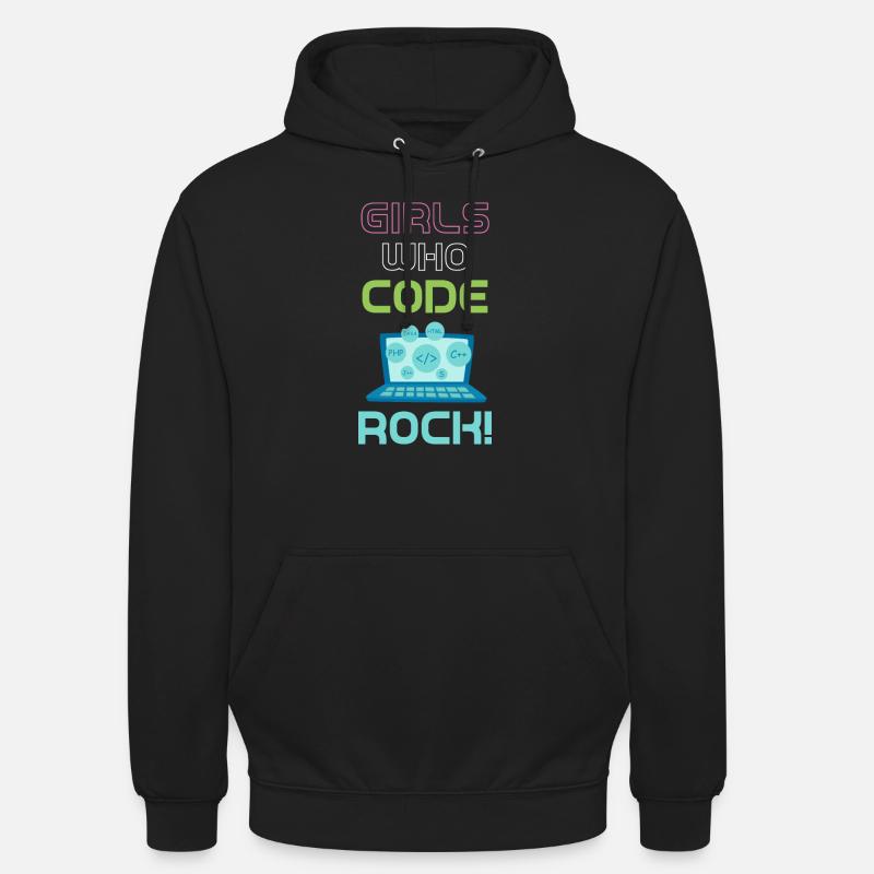Les filles qui codent, c’est génial ! Programmeur Sweat-shirt à capuche unisexe