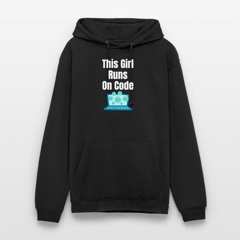 Dieses Mädchen Läuft Auf Codes Programmierer Unisex Hoodie