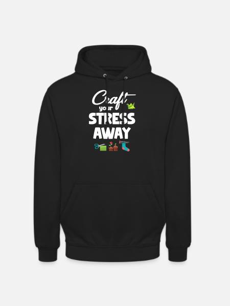Make your stress-free ceramics - Unisex Hoodie - black