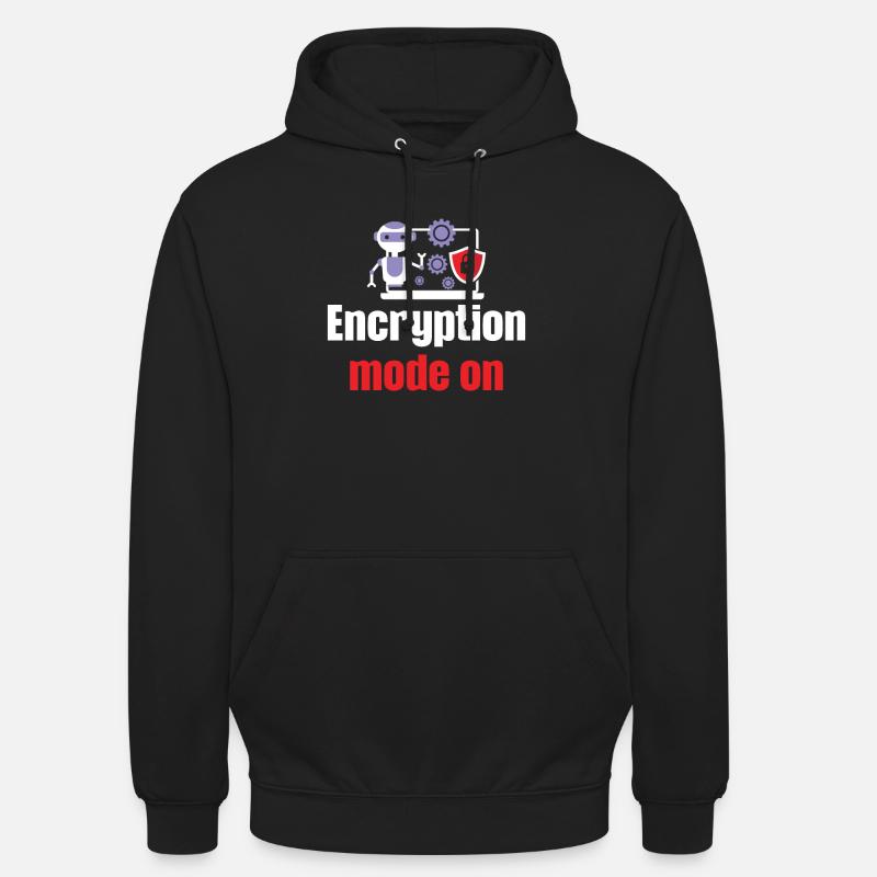 Encryption mode for - Unisex Hoodie - black