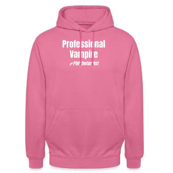 Deine Adern Rollen? Süß Meine Augen Zu - Unisex Hoodie - Pink - Vorne - Alina (178cm) & Michal (187cm)