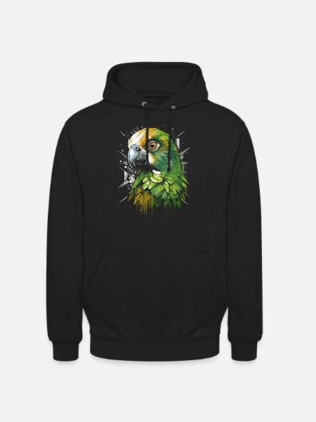 Budgie Parakeet - Unisex Hoodie - black