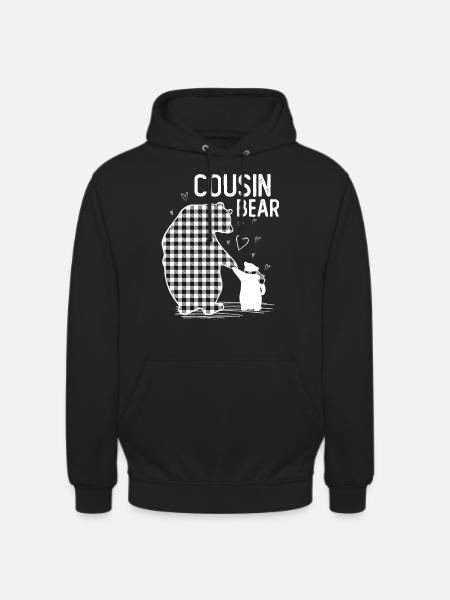 Cousin Bear - Unisex Hoodie - black