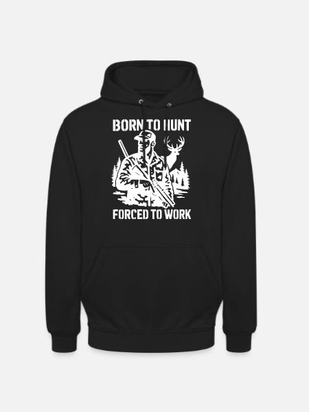 Born to hunt_7 - Unisex Hoodie - black