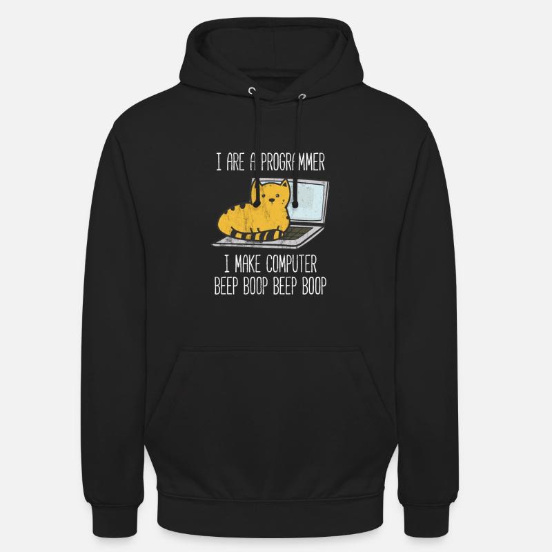 Ich bin Programmierer Ich mache Computer Beep Boop Unisex Hoodie