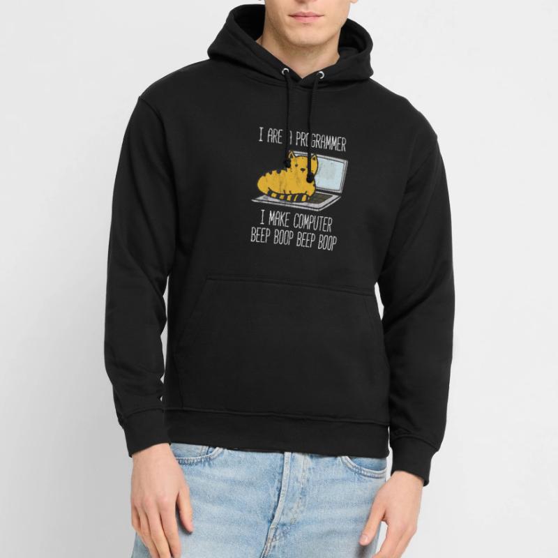 Ich bin Programmierer Ich mache Computer Beep Boop Unisex Hoodie