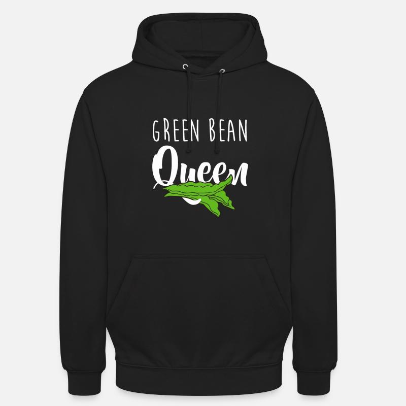 Pois végétariens végétaliens - Sweat-shirt à capuche unisexe - noir