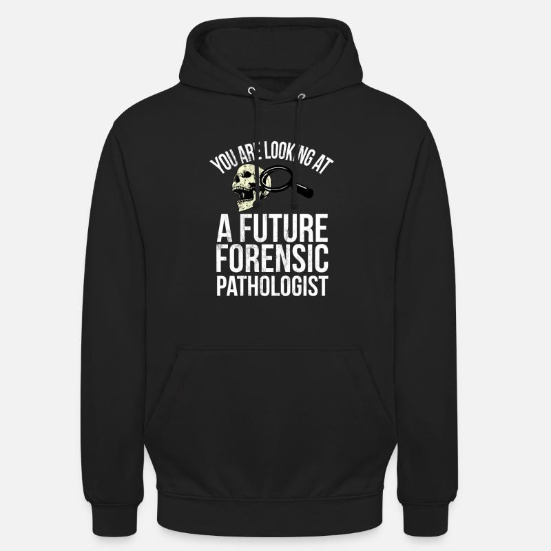 Future Forensic Pathologist - Abschlussgeschenk - Unisex Hoodie - Schwarz