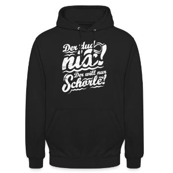 Weinfest Pfälzer Wein - Unisex Hoodie - Schwarz - Vorne - Alina (178cm) & Michal (187cm)
