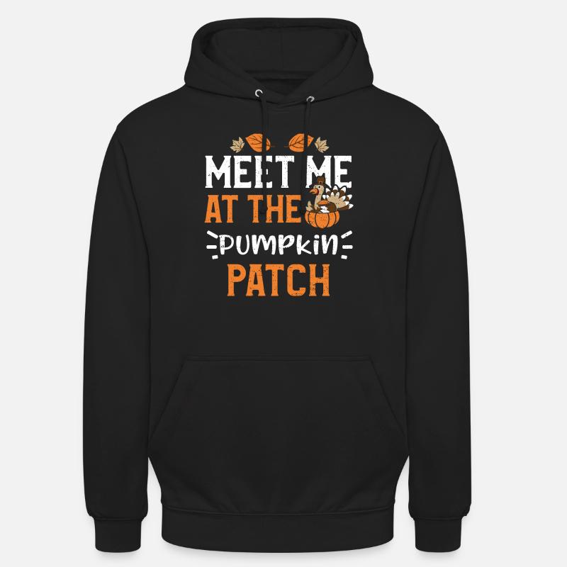 Rencontrez-moi au Pumpkin Patch - Sweat-shirt à capuche unisexe - noir