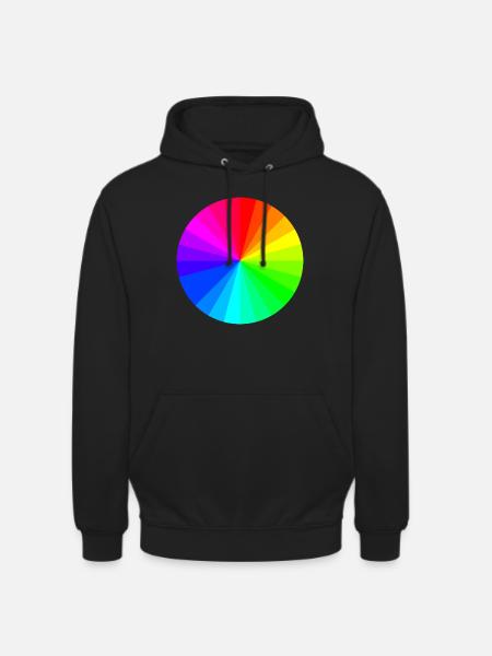 Farbkreis - Unisex Hoodie - Schwarz