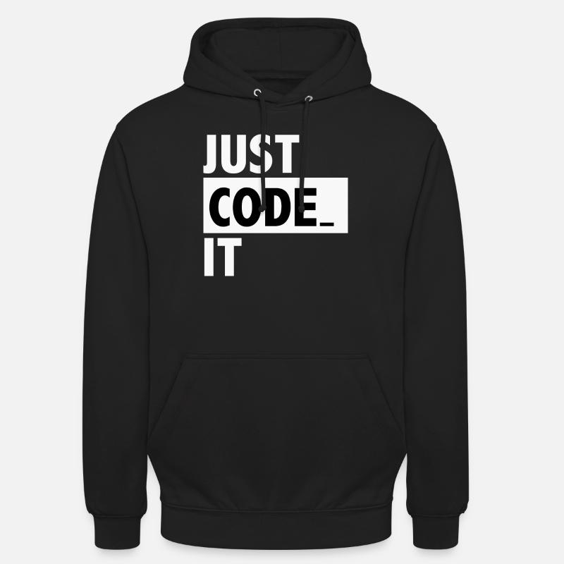 codieren es nur - Unisex Hoodie - Schwarz