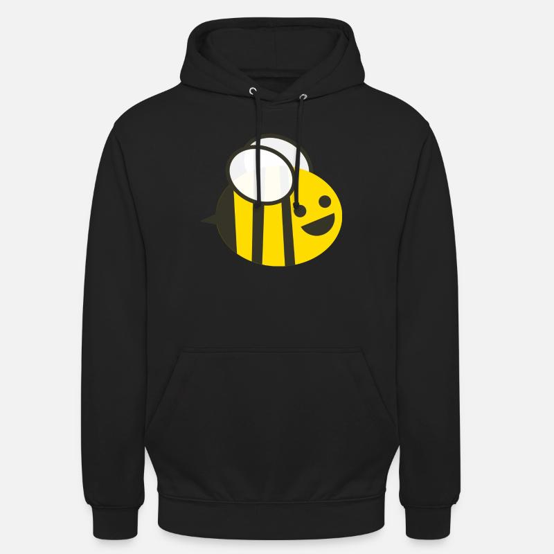 abeille - Sweat-shirt à capuche unisexe - noir