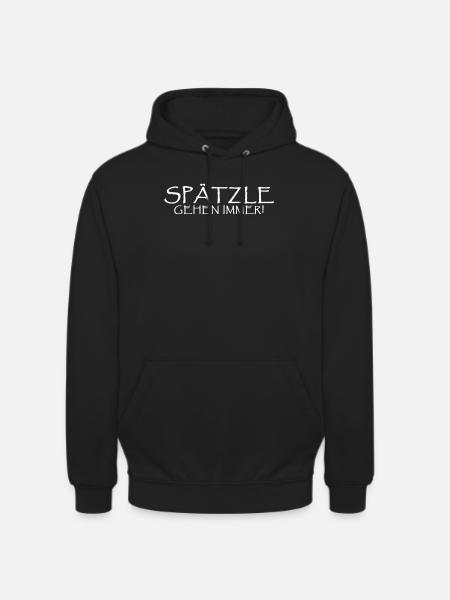 Spaetzle Always Go - Unisex Hoodie - black