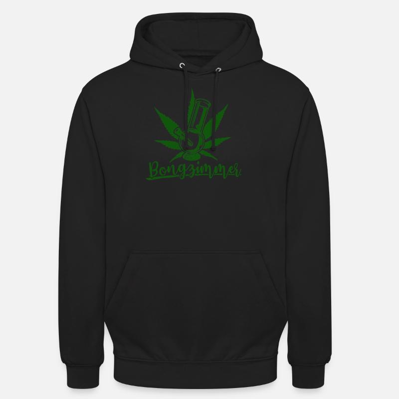 Bongzimmer - Sweat-shirt à capuche unisexe - noir