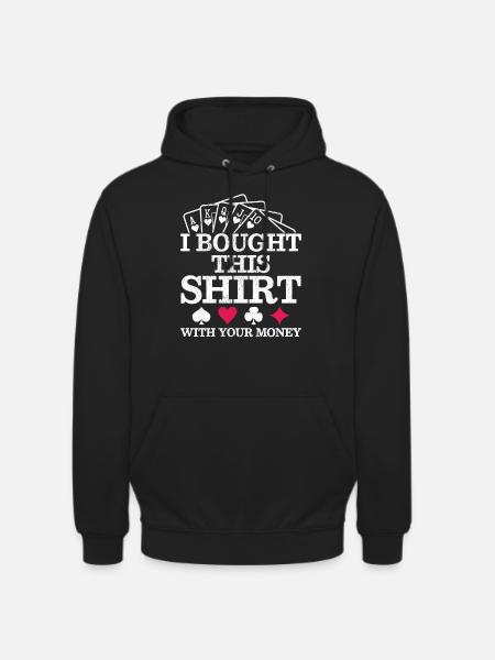 Poker - Unisex Hoodie - Schwarz