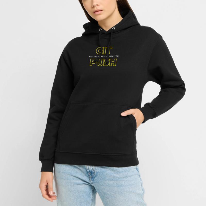 Git Push Nerd Developer Programmer Developer Unisex Hoodie