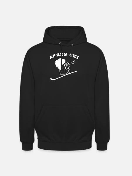 Apres Ski Bier - Unisex Hoodie - Schwarz