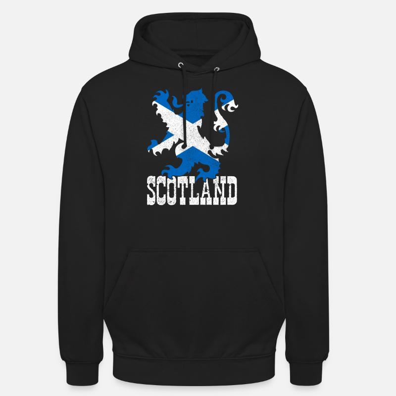 Écosse - Sweat-shirt à capuche unisexe - noir