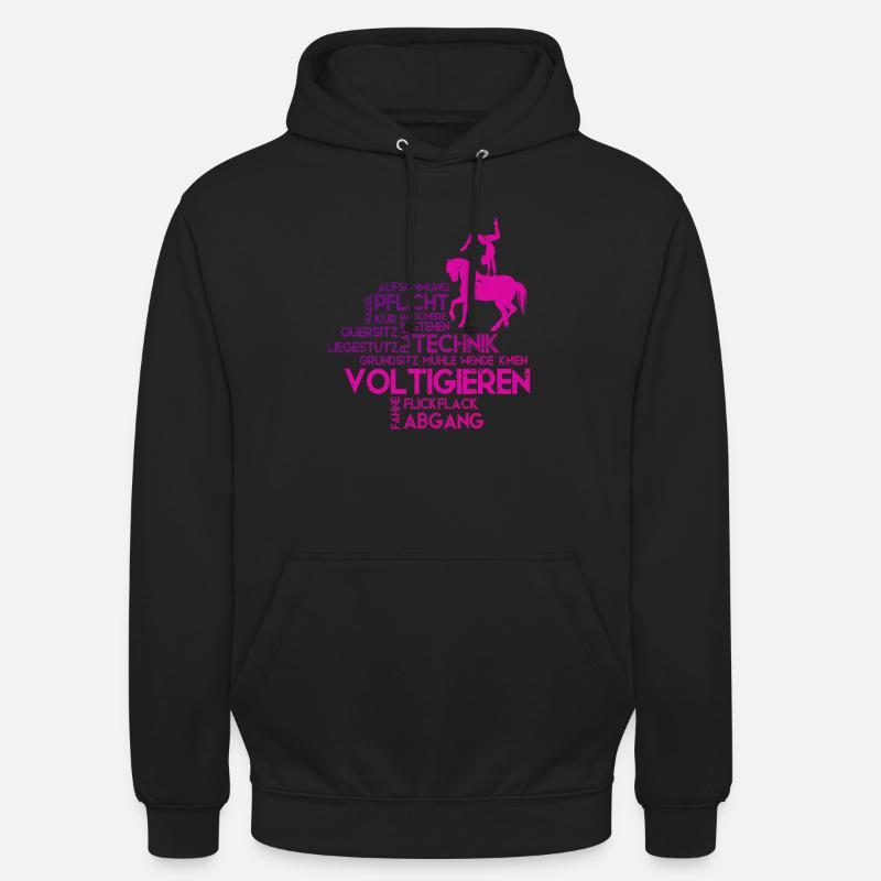 Mädchen Voltigieren Volti - Unisex Hoodie - Schwarz