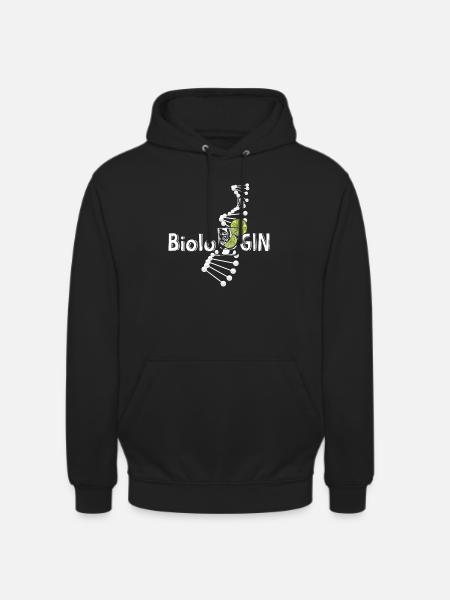 BioloGIN Gin Liebhaberin - Unisex Hoodie - Schwarz
