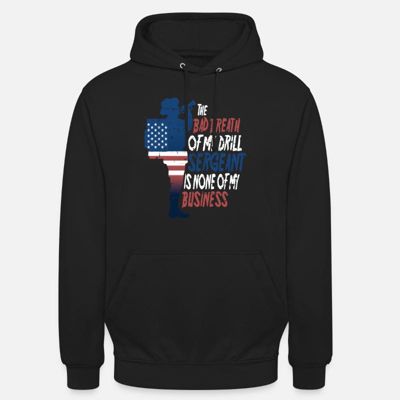 Drill Sergeant - Unisex Hoodie - Schwarz