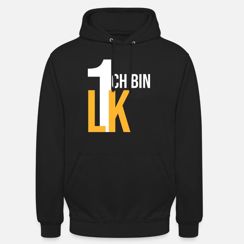 ich bin LK 1 - Unisex Hoodie - Schwarz