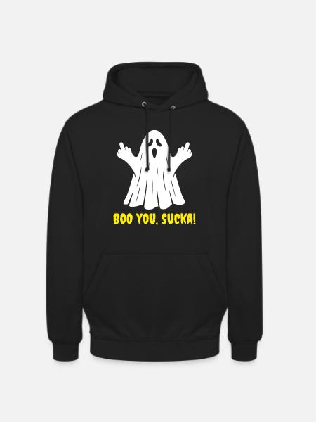 Lustig, buh! Halloween-Geist - Unisex Hoodie - Schwarz