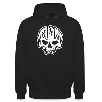 Zombie - Unisex Hoodie - Schwarz - Vorne - Alina (178cm) & Michal (187cm)