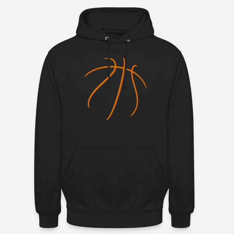 Œuvre d’art de basket-ball - Sweat-shirt à capuche unisexe - noir