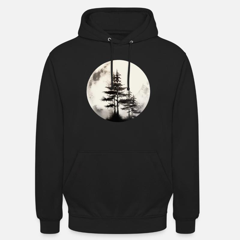 Pine tree - Unisex Hoodie - black