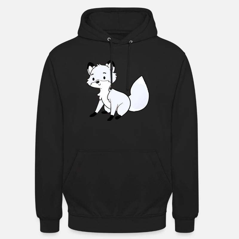 Polarfuchs - Unisex Hoodie - Schwarz