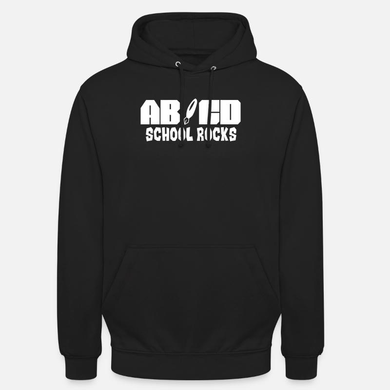 Enseignant ABCD School Rocks - Sweat-shirt à capuche unisexe - noir