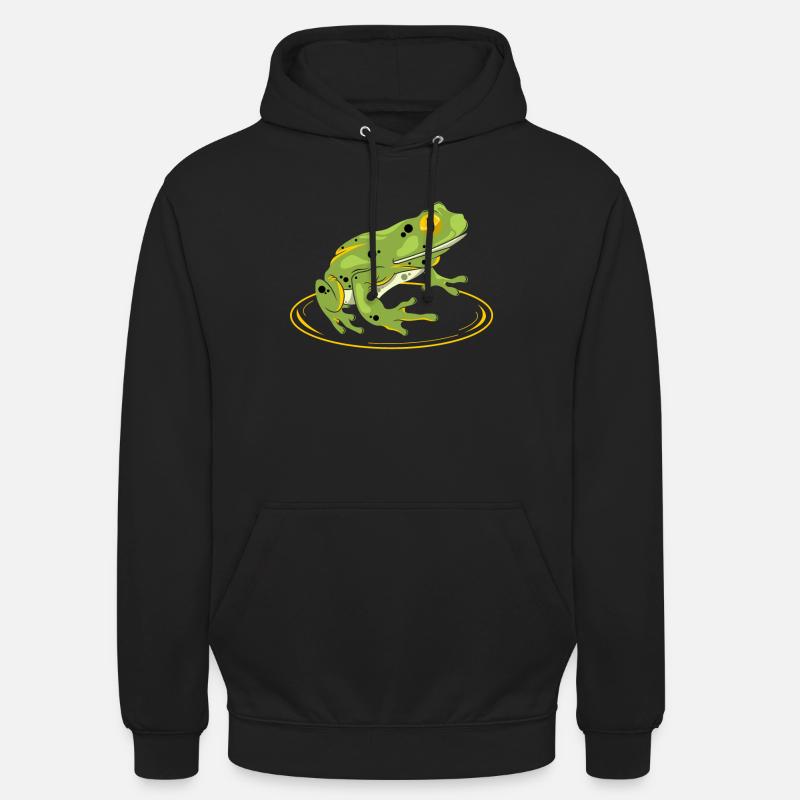 Frog - frog - toad - Unisex Hoodie - black