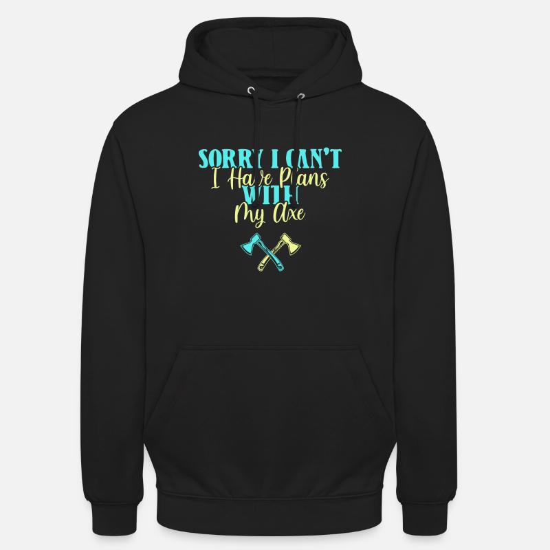 Axe throw axe throwing - Unisex Hoodie - black