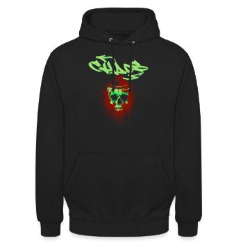 Ink Cry - Unisex Hoodie - black - Front - Alina (178cm) & Michal (187cm)