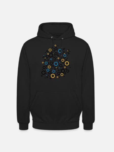 Colour Bubbles - Unisex Hoodie - Schwarz