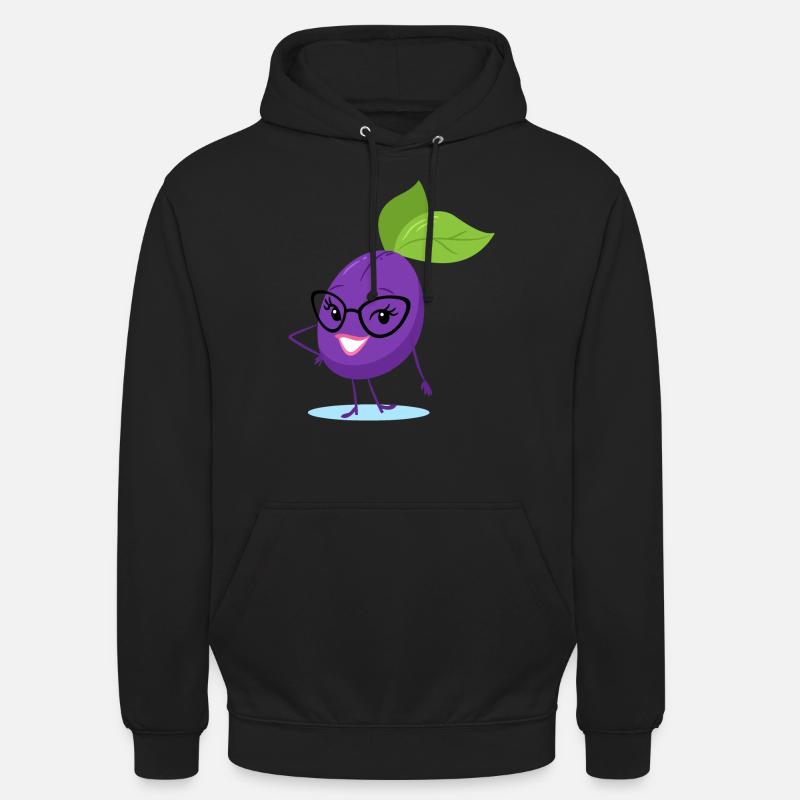 prune - Sweat-shirt à capuche unisexe - noir