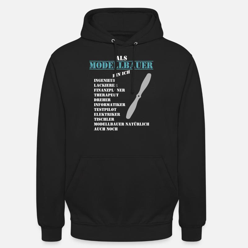 Modellbauer - Unisex Hoodie - Schwarz