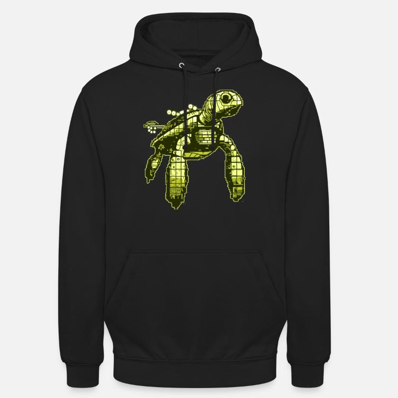 Videospiel 8 Bit Schildkröte - Unisex Hoodie - Schwarz