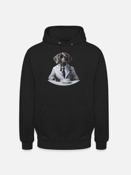 Hund wie Herrchen oder Frauchen - Unisex Hoodie - Schwarz