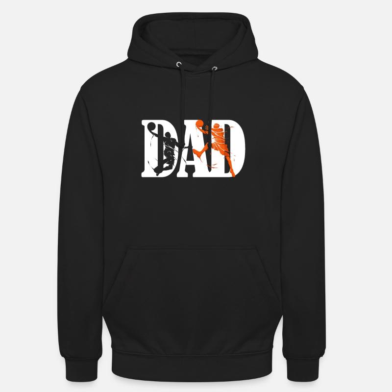 Basketteur Papa - Sweat-shirt à capuche unisexe - noir
