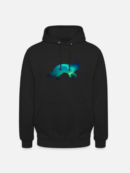Arctic fox - Unisex Hoodie - black