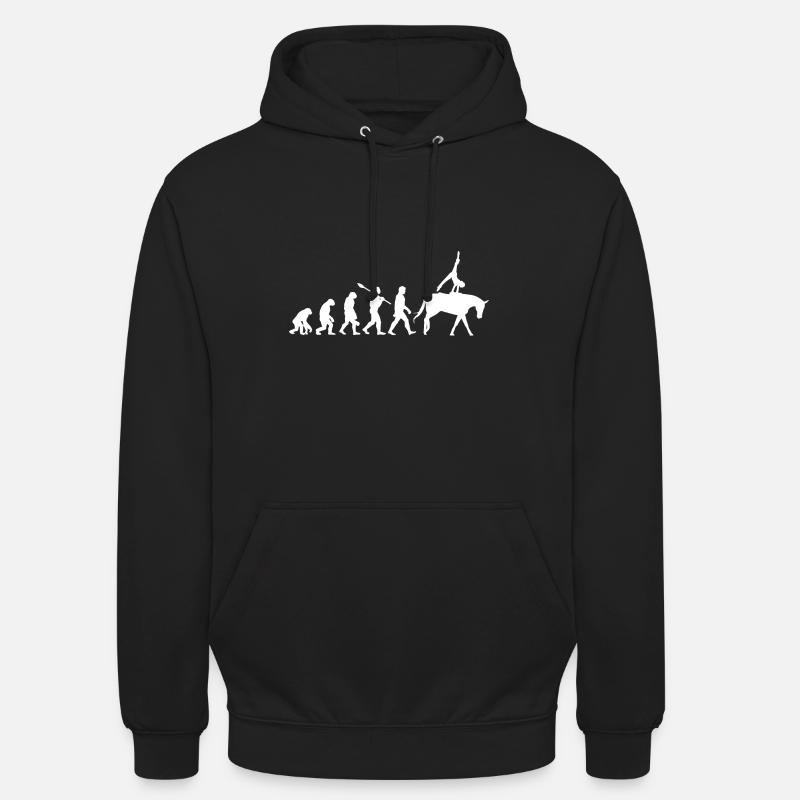Voûte équestre Evolution Équitation - Sweat-shirt à capuche unisexe - noir