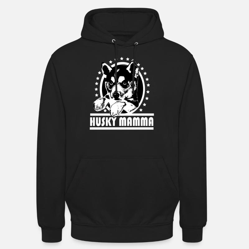 Husky Mamma - Unisex Hoodie - Schwarz