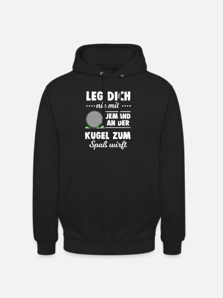Kugelstoßen - Unisex Hoodie - Schwarz