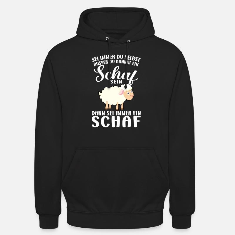 Schaf Schafe Schäfchen Geschenk - Unisex Hoodie - Schwarz