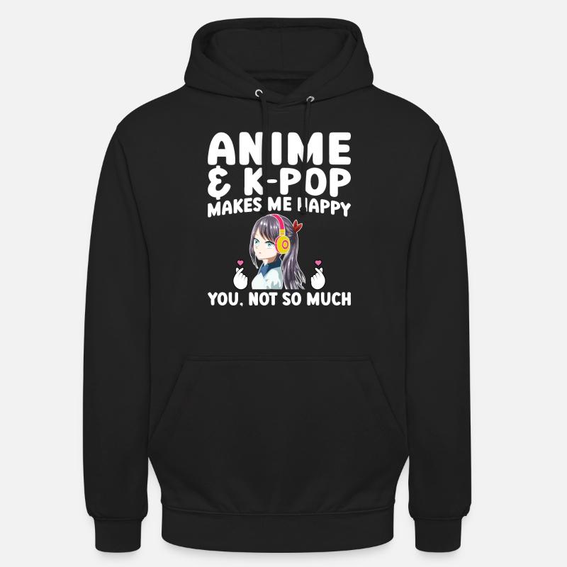 Anime & K-Pop-K-Pop-Waren K-Pop-Merch Geschenk - Unisex Hoodie - Schwarz