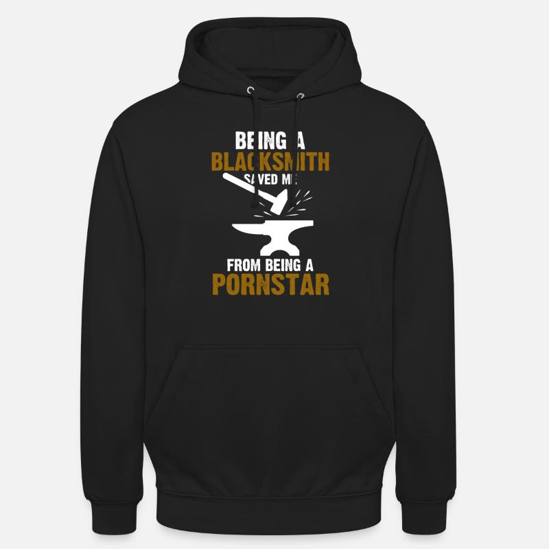 Blacksmith Blacksmith Gift - Unisex Hoodie - black